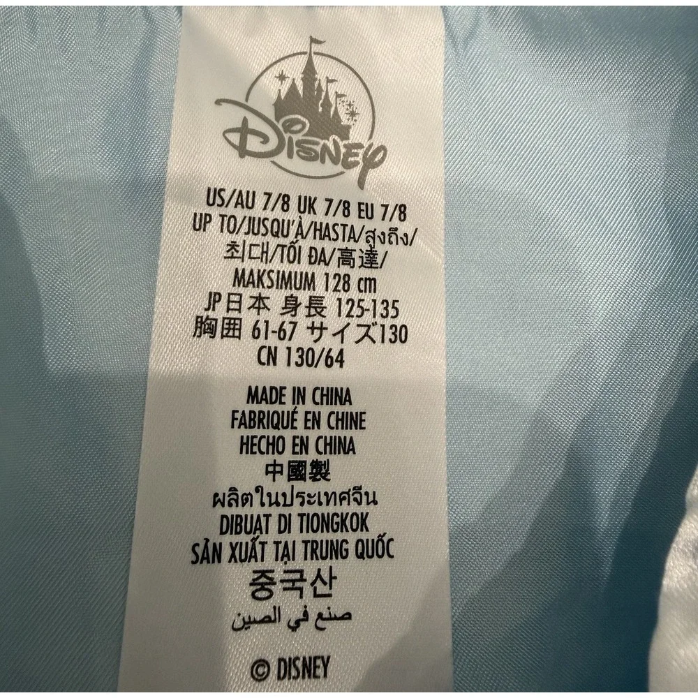 Disney store Girl Cinderella Nightgown Dress Blue Size 7/8